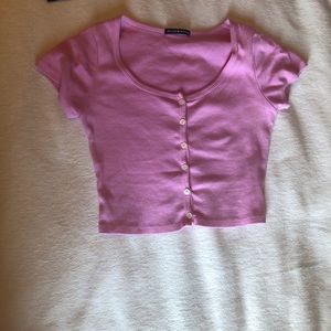 pink brandy melville top